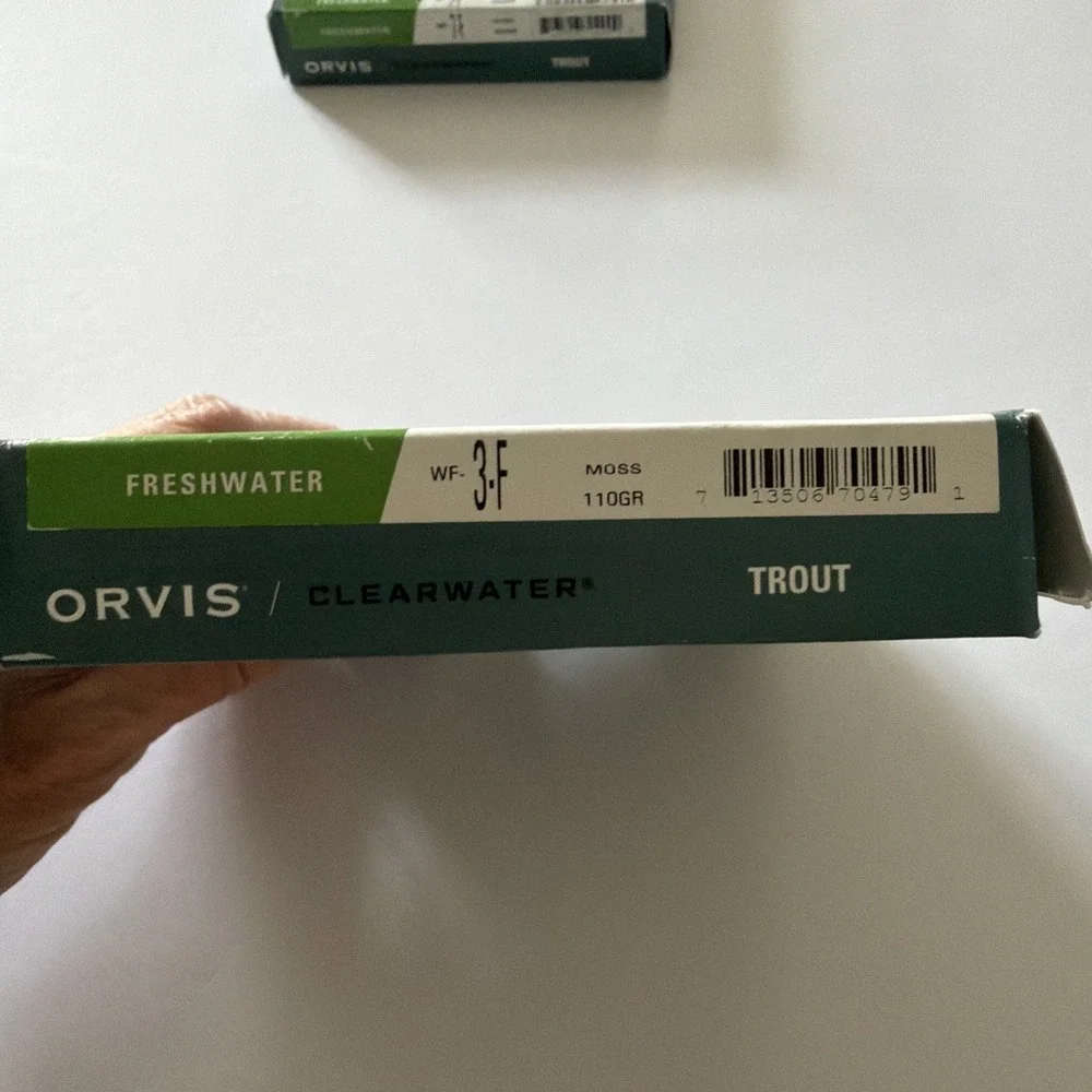 Orvis Clearwater Fly Line WF-3-F Moss 110GR Trout Floating Freshwater 2ZKE2103